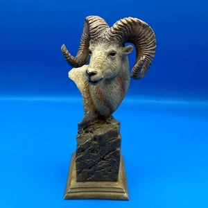 Mill Creek Studios By Wild Wings Joe Slockbower Summit Big Horn Ram Sculpture 7" - Picture 1 of 10