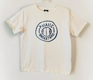 Pigalle Basketball T-Shirt Adult Small White 100% Cotton - Picture 1 of 6