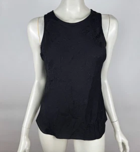Veronica Beard Sabrina Tank Top Women 4 NWT Textured Silk Sleeveless Round neck - Picture 1 of 14