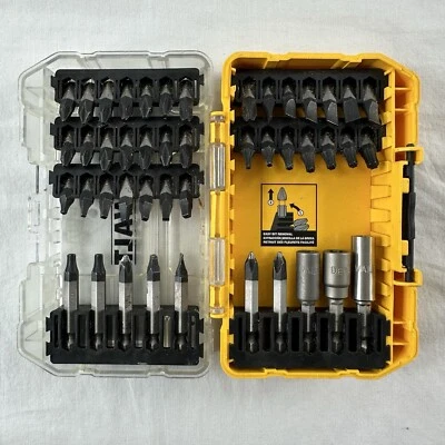 DeWalt Screwdriver Bit Set 45 Piece With Case.  Preowned Good Condition DIY - Image 1 of 4