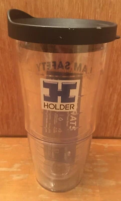 Tervis Holder Corp.Safety Isolado com Tampa Preta Logotipo da Empresa NOVO BPA Free - Imagem 1 de 2