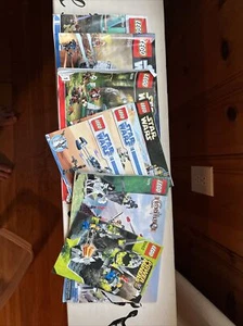 Lotto di 6 LEGO STAR WARS Manuali Istruzioni Castle Power Miners LIBRI - Foto 1 di 5