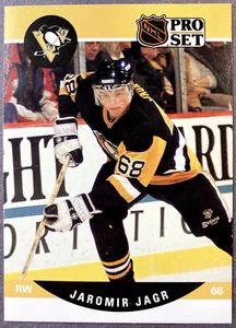 1990-91 Pro Set #632 Jaromir Jagr Pittsburgh Penguins radiocontrol - Imagen 1 de 1