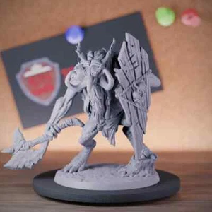 Guerrero Troll Miniatura Mazmorras y Dragones Mini DnD 5e TTRPG Paithfinder - Imagen 1 de 8