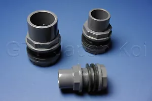 PVC Anschluss Schott Tank Fass Regentonnen Anschluss Durchführung 20 bis 110mm - Bild 1 von 3