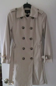 Women's London Fog Rain Coat, Size M - Beige with Removable Liner - Picture 1 of 11