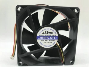 JAMICON JF0825B1UM-R DC12V 0.37A 80*25MM 80mm cooling fan 3pin - Picture 1 of 3