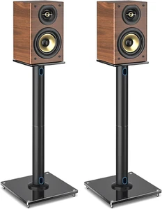 RFIVER Universal Floor Speaker Stands 28 Inch for Surround Sound - Holds Satelli - Picture 1 of 9