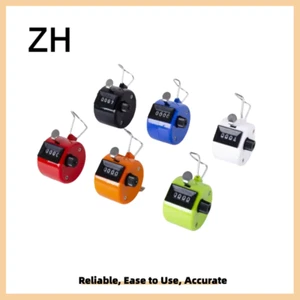 4 Digit Number Dual Clicker Golf Hand Tally Counter Black Handy Convenient(6pcs) - Picture 1 of 7