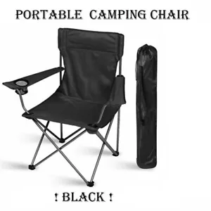 Portable Folding Camping Chair Lightweight Garden Beach Picnic Chair - Imagen 1 de 2