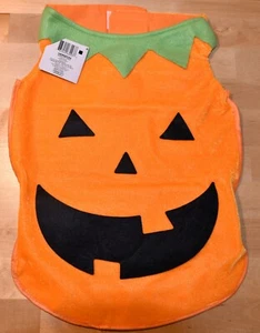Halloween Dog Pumpkin Cape! Medium Size - NEW Orange w/Black - Picture 1 of 4