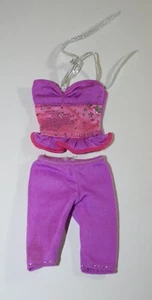Leggings capri morados de la muñeca Barbie de Mattel con top halter a juego - Imagen 1 de 3