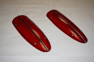 58 59 60 C1 Corvette Taillight Lenses Tail Lamp LH & RH Original GM - Picture 1 of 11
