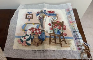 Finished Room Full Of Memories Handmade Dimensions Needlepoint Canvas Wool Yarn - Picture 1 of 2