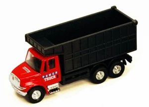 INTERNATIONAL DUMP TRUCK RED & BLACK 5 INCH DIECAST CAR BY SHOWCASTS 2113D - Picture 1 of 1