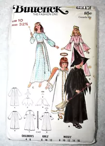 Vintage BUTTERICK HALLOWEEN Kostüm Nähmuster Misses' Kostüme Gr. 10 #02 - Bild 1 von 4