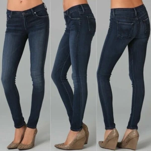 Citizens Of Humanity Low Rise Skinny Leg Dark Wash Jeans Size 27 Avedon - Picture 1 of 21