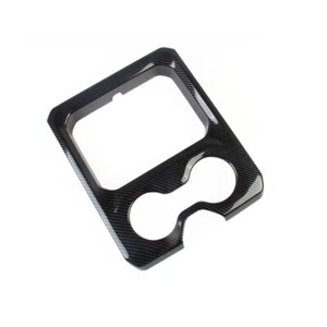 Carbon Fiber Front Armrest Cup Holder Panel Cover Trim For Dodge Ram 1500 19-21 - Picture 1 of 7