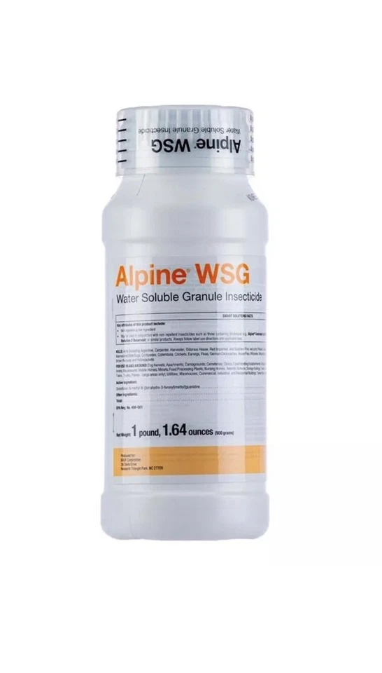 Insecticida gránulo soluble en agua Alpine WSG 500 g tarro control de cucarachas pulgas chinches Foto 1 de 1