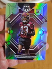 2023 Emmanuel Forbes Panini Mosaic Silver Prizm Rookie Card #319 Commanders