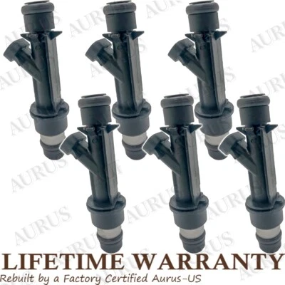 x6 OEM DELPHI Fuel Injectors for 2000 2001 02 03 2004 Oldsmobile Silhouette 3.4L - Image 1 of 4