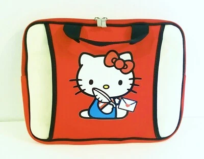 Estuche de Transporte Original para Tableta Sanrio Hello Kitty Neopreno Rojo/Blanco/Rosa ¡BONITO! Foto 1 de 4