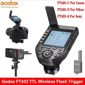 Godox FT433 FR433 TTL Flash Trigger FT433C FT433N FT433S for Canon Nikon Sony - Picture 1 of 25