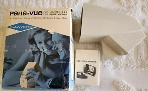 Pana-Vue 1 Lighted 2x2 Slide Film Viewer Untested Vintage - No Transformer - Picture 1 of 4