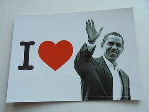 2008 Topps Barack Obama Inauguration Sticker #7 NM/M Condition Trading Card