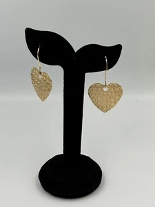 14 Karat Gelbgold Herz Ohrhänger - Bild 1 von 7