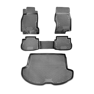 Custom Floor Mats & Cargo Liners for Infiniti FX35 2003-2008 Black 5 Pcs - Picture 1 of 11