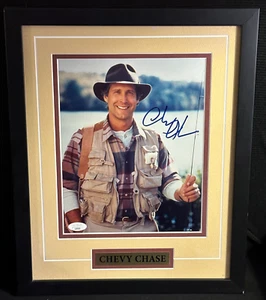 Chevy Chase Autographed Signed 8x10 Custom Framed Photo with JSA COA - Picture 1 of 7