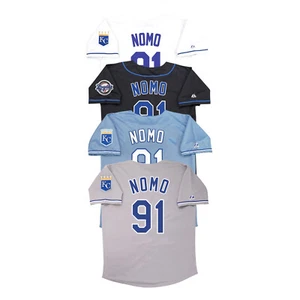 Hideo Nomo Kansas City Royals Home/Road/Alternate Men's Jersey w/ Patch - Picture 1 of 17