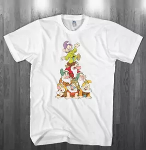 Camiseta Siete Enanos Blancanieves 7 Enanos Disney Camisas de Fanáticos Adulto Niños Tallas - Imagen 1 de 2