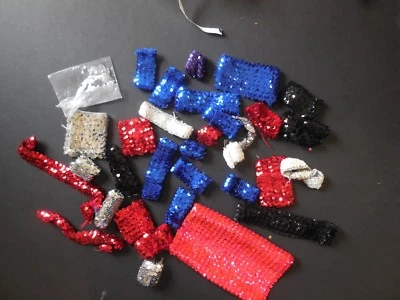 Lote de piezas de lentejuelas de varios colores adornos de costura artesanal  Foto 1 de 4