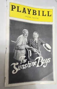 Playbill The Sunshine Boys 1998 Lyceum Theatre Stars Jack Klugman & Tony Randall - Bild 1 von 10