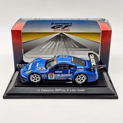 EBBRO Nissan Z No. 12 Calsonic Impul Late Version Super GT GT500 2004 1/43 Scale - Image 1 of 4