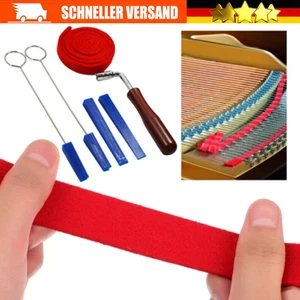 Klavier Stimmung Werkzeug Satz inkl. Stimmhammer Stimmschlüssel Stimmband 6er! - Bild 1 von 24