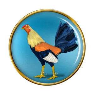 Spurred Gamecock (Game Cock) Lapel Pin Badge - Picture 1 of 2