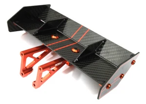 Kohlefaser Aero Wing Kit hinten für Traxxas 1/8 Schlitten 4WD 9517 9518 - Bild 1 von 4