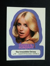 1978 Topps Three's Company Sticker # 17 The Irresistible Chrissy (EX)