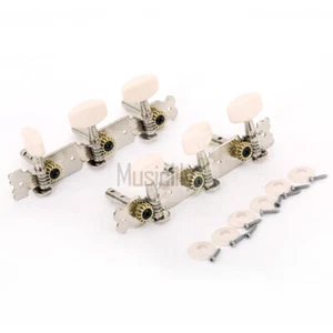 Musiclily Nickel 2 x 3 On Plate Acoustic Guitar String Machine Heads Tuning Pegs - Picture 1 of 6