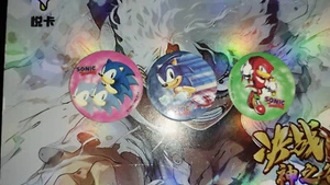 Lot Pogs caps Sonic Auchan Wackers jouet vintage 90 tazos set - Foto 1 di 2