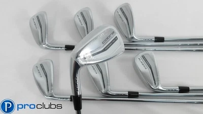 NEW Left Handed COBRA '2022 KING FORGED TEC-X IRONS 5-PW,GW STEEL REGULAR 413411 - Image 1 of 4