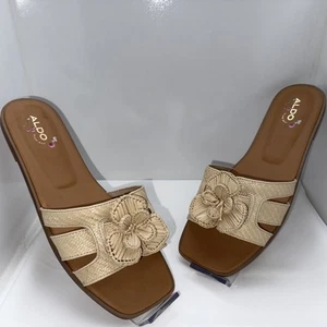 Sandalias Mujer Aldo Flor Mar Sandalia Talla 10, Beige - Imagen 1 de 6