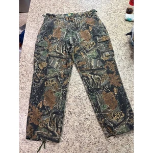 Cabela's Seclusion 3D Camo Cargo Pants Mens 42 REG Vintage - Picture 1 of 8