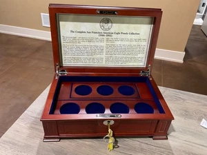 Vitrina vacía The Complete San Francisco American Eagle Proofs Collection - Imagen 1 de 9