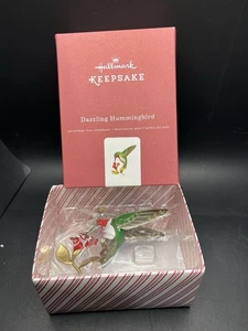 Hallmark Andenken schillernder Kolibri Weihnachtsschmuck in Box - Bild 1 von 5