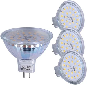 mr16 led Bulb dimmable 120v 110V 5w 2700K 110-130v Dimmable Warm White 2700k - Picture 1 of 9
