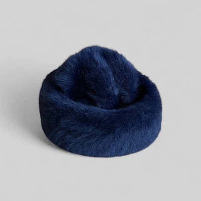 Sombrero de mujer Kangol vintage azul marino pelo de conejo/nylon/lana - talla regular Foto 1 de 4